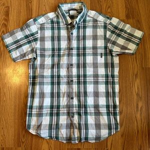 Columbia Men’s Plaid Button Down Short Sleeve